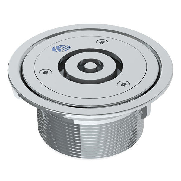 Safe-Cell® Polished SS316 (CRR) Prison Floor Drain Vinyl 100 x 80 BSP