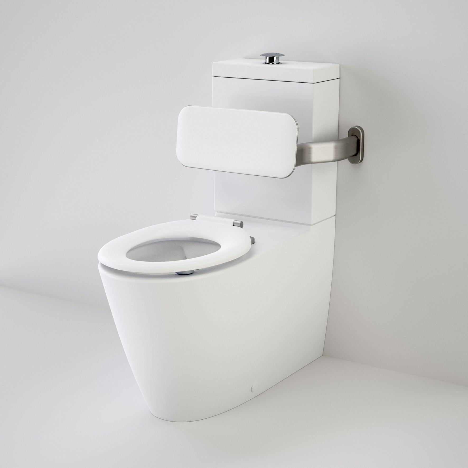 Care 800 Cleanflush® Wall Faced Suite with Backrest and Colani Single Flap Seat - White