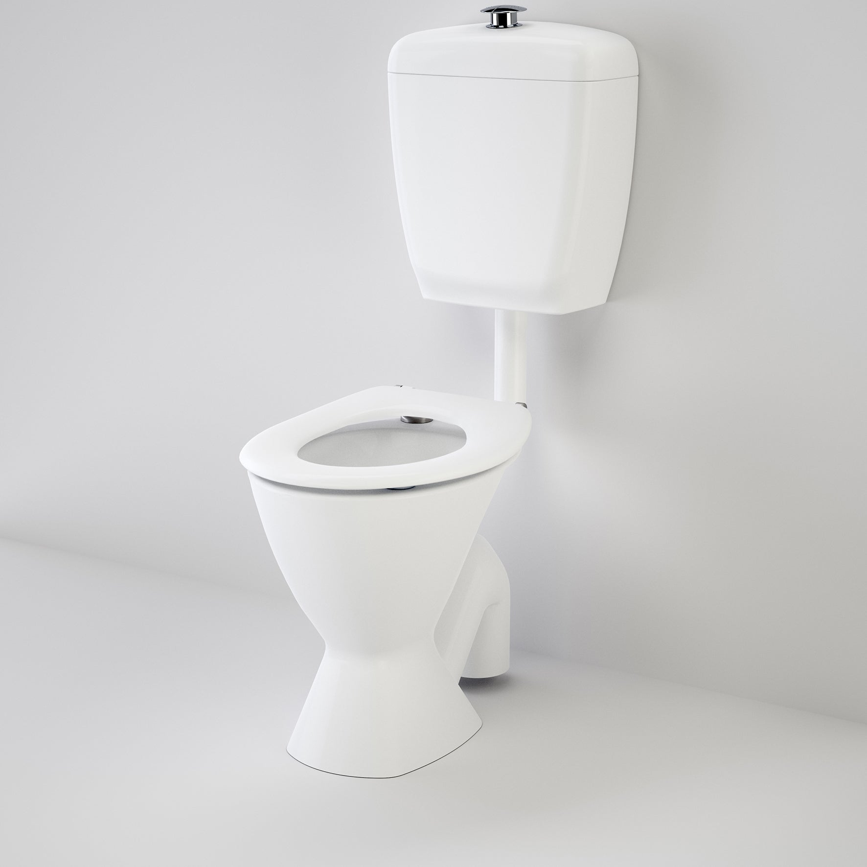 Care 300 Connector (S Trap) Suite with Caravelle Care Single Flap Seat - White