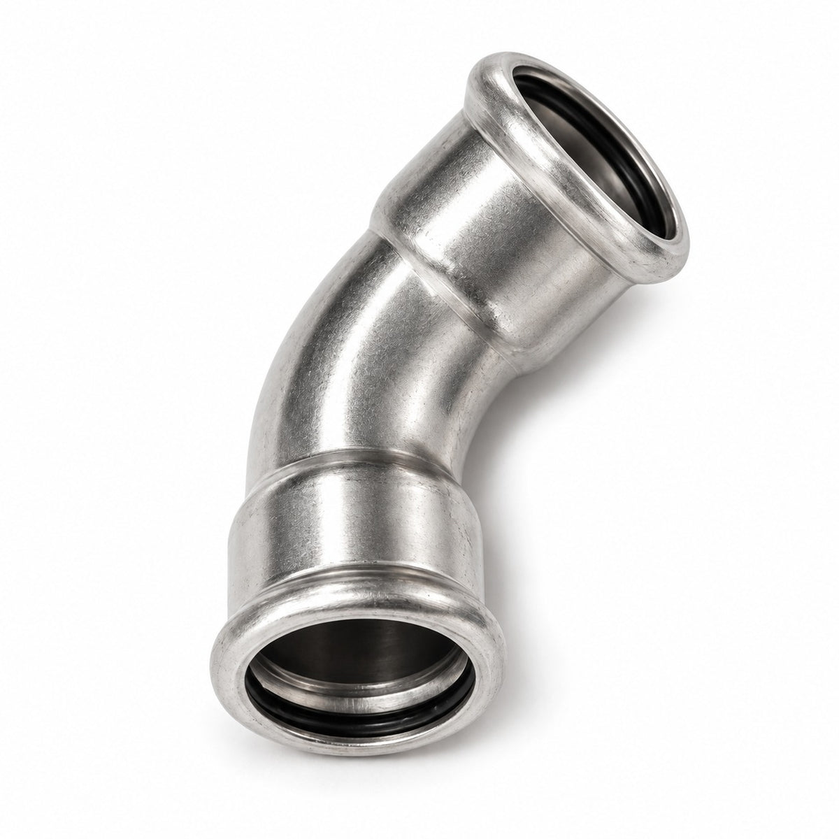 316 stainless steel press 45 degree bend female x female