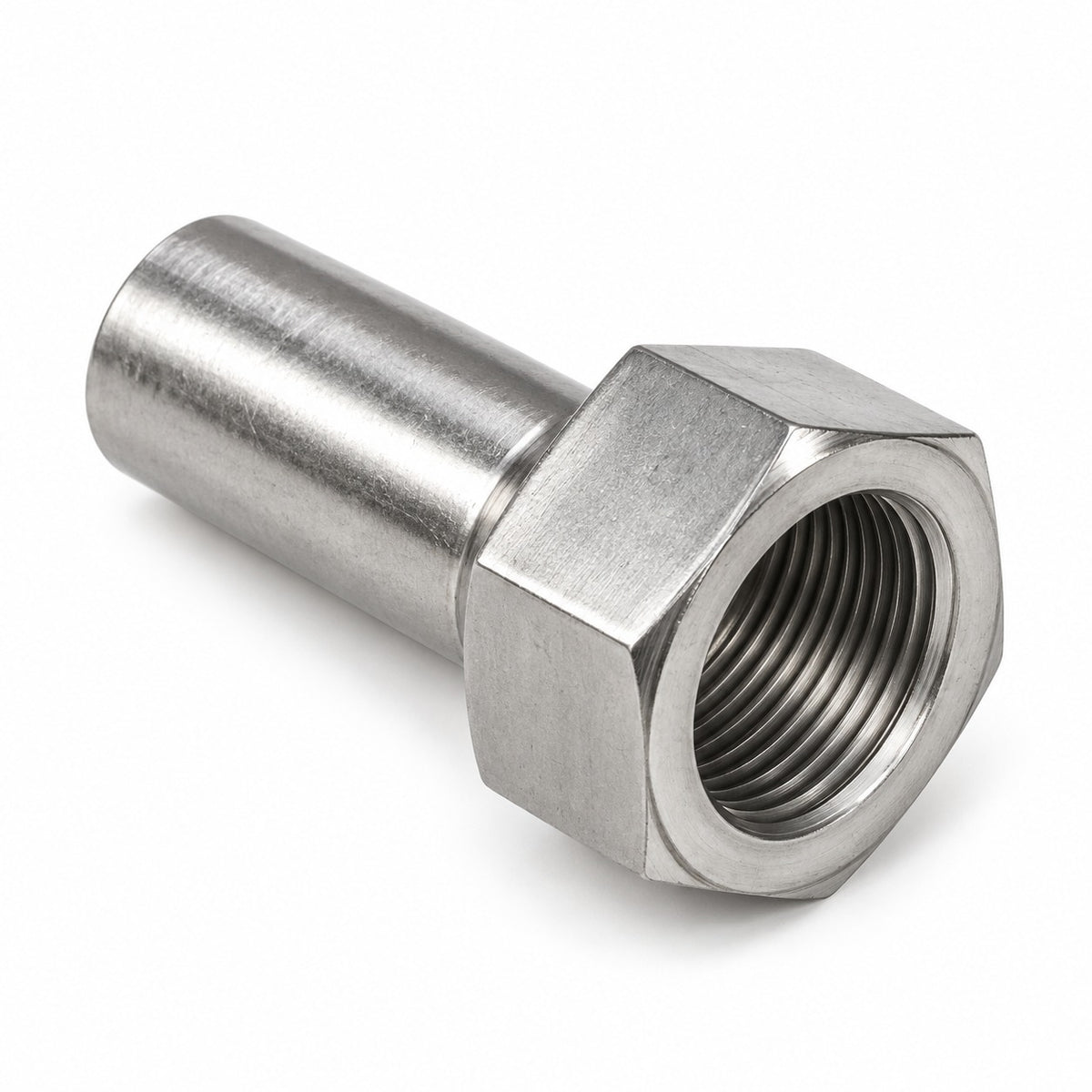316 stainless steel press tube end adaptor female BSP