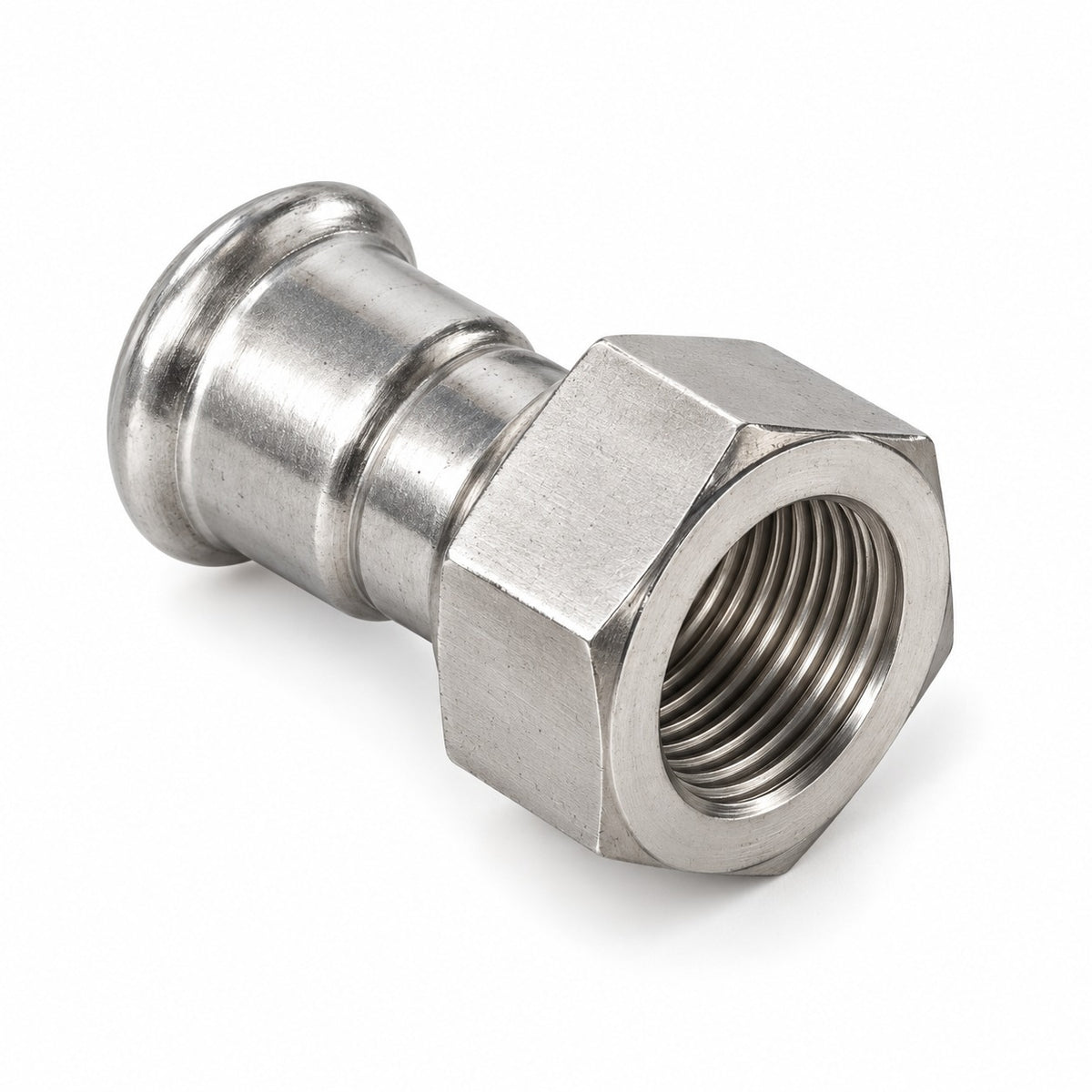 316 stainless steel press adaptor female BSP