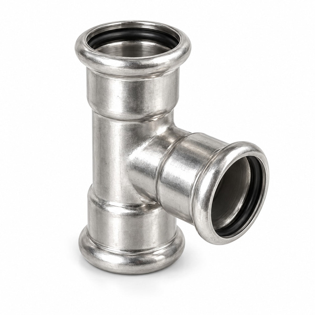 316 stainless steel press equal tee