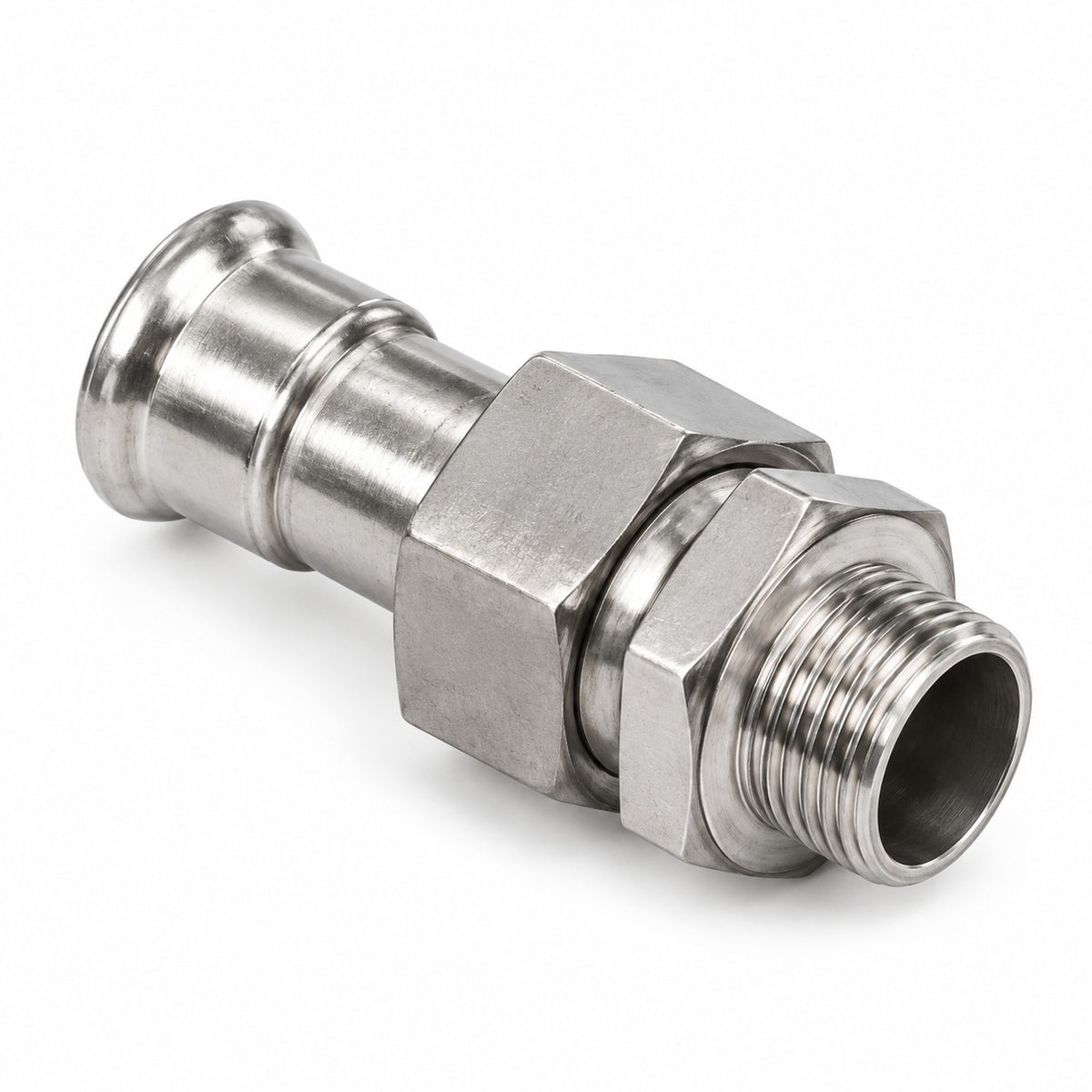 316 stainless steel press union male BSP