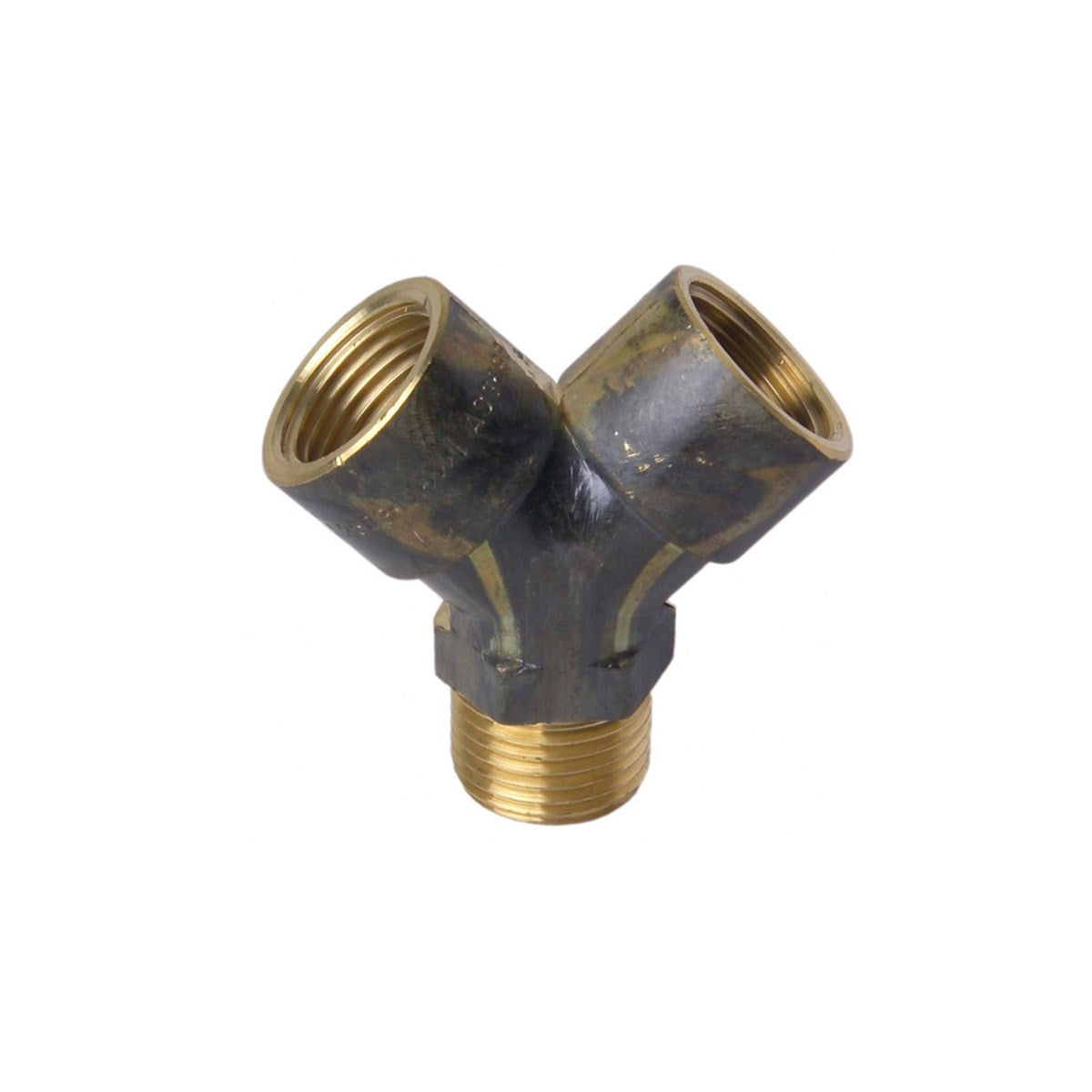 Y Piece - Brass, 15mm, Lead Free