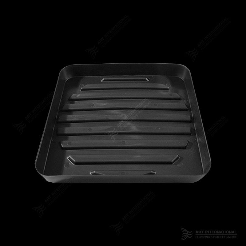 Hot Water Tray Black with outlet