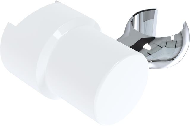 Crystal Friction Slide Handpiece Cradle Antimicrobial White/Chrome