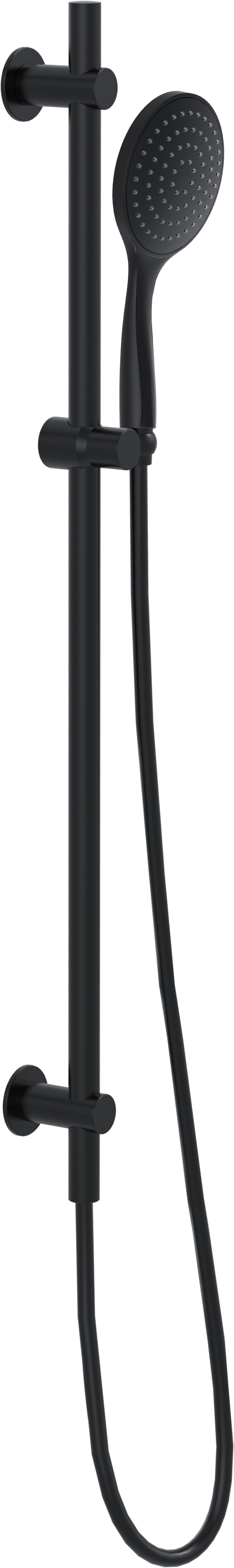 Riviera Rail - Top Inlet Matte Black Streamjet™ XL WELS 3 Star - 9L/min