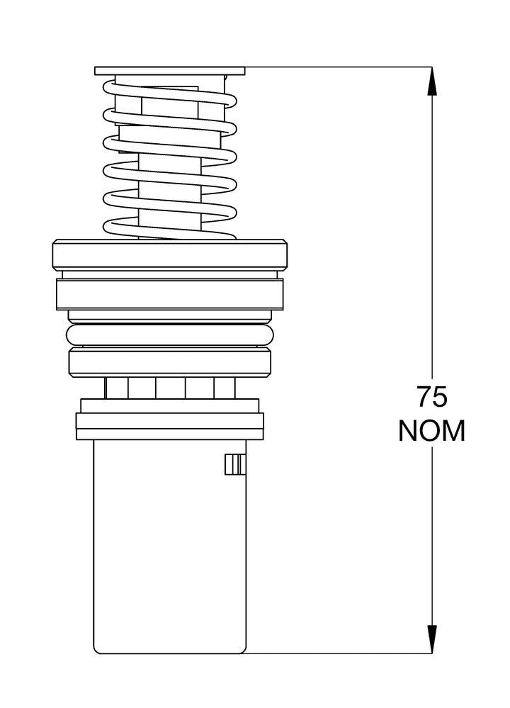 Ezy-Lever CP-BS Timeflow Lever Action Replacement Cartridge for Pillar (New Style)