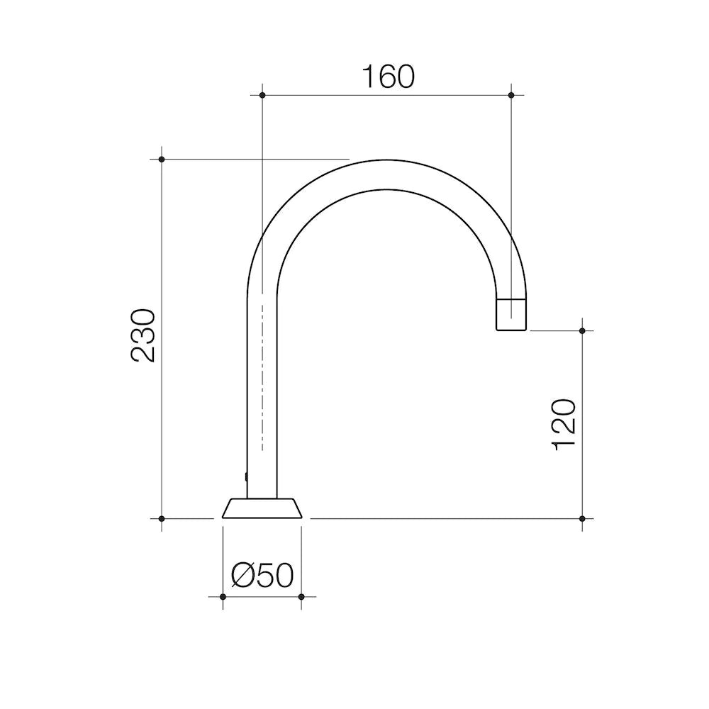G Series+ Hob Basin Outlet - 160 Mm