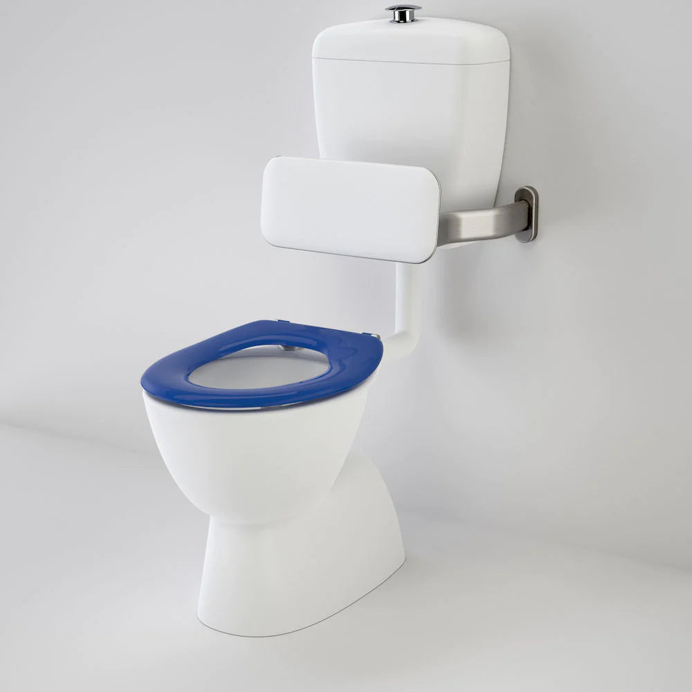 Care 400 Connector (S Trap) Suite with Backrest and Caravelle Care Single Flap Seat - Sorrento Blue
