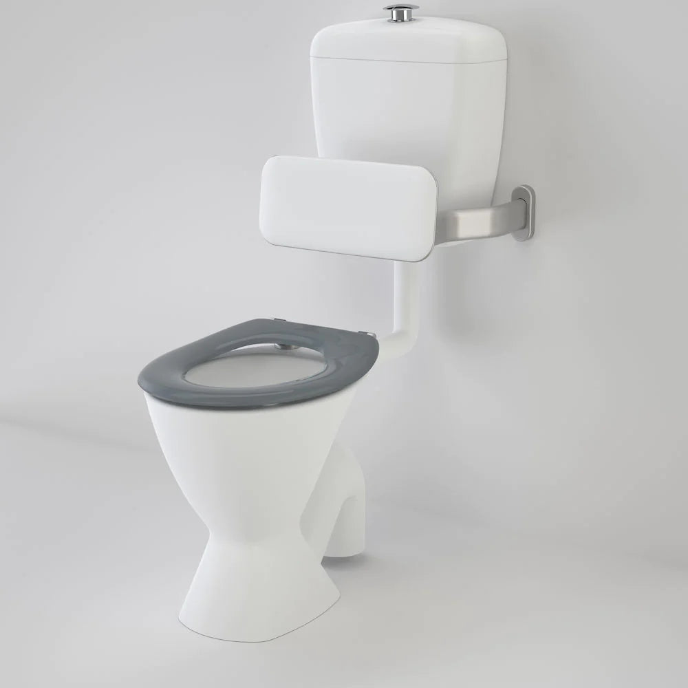 Care 300 Connector (S Trap) Suite with Backrest and Caravelle Care Single Flap Seat - Anthracite Grey