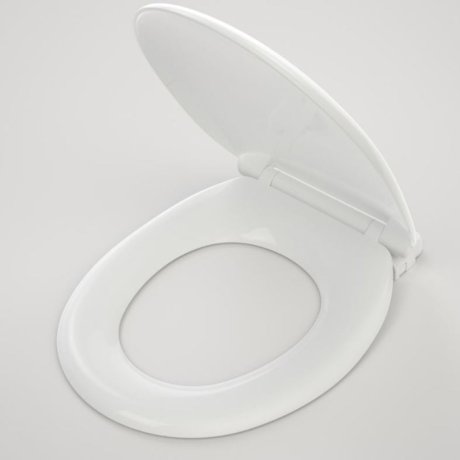 Caravelle Seat Normal Close Quick Release Hinge White with GermGard®