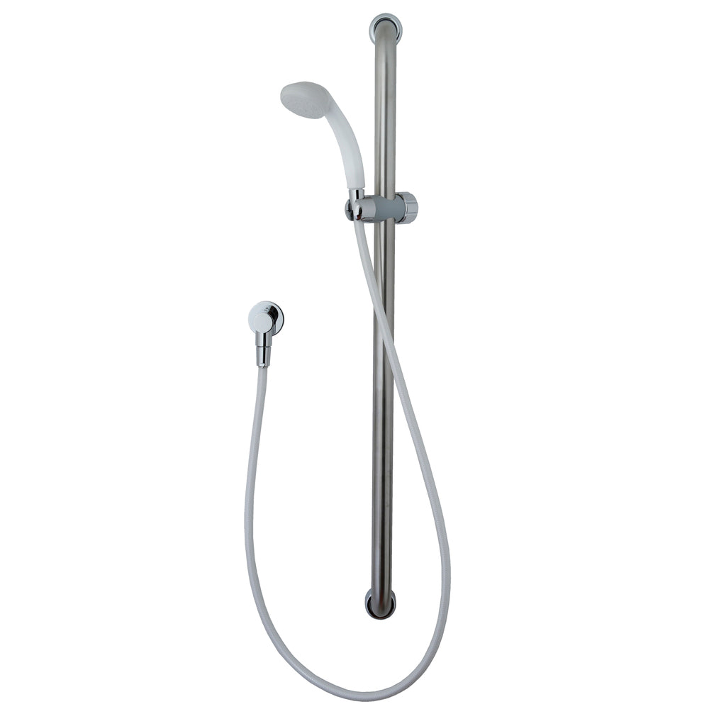 GalvinAssist® Hand Shower Kit with 900 x 32 SS Hygienic Grab Rail