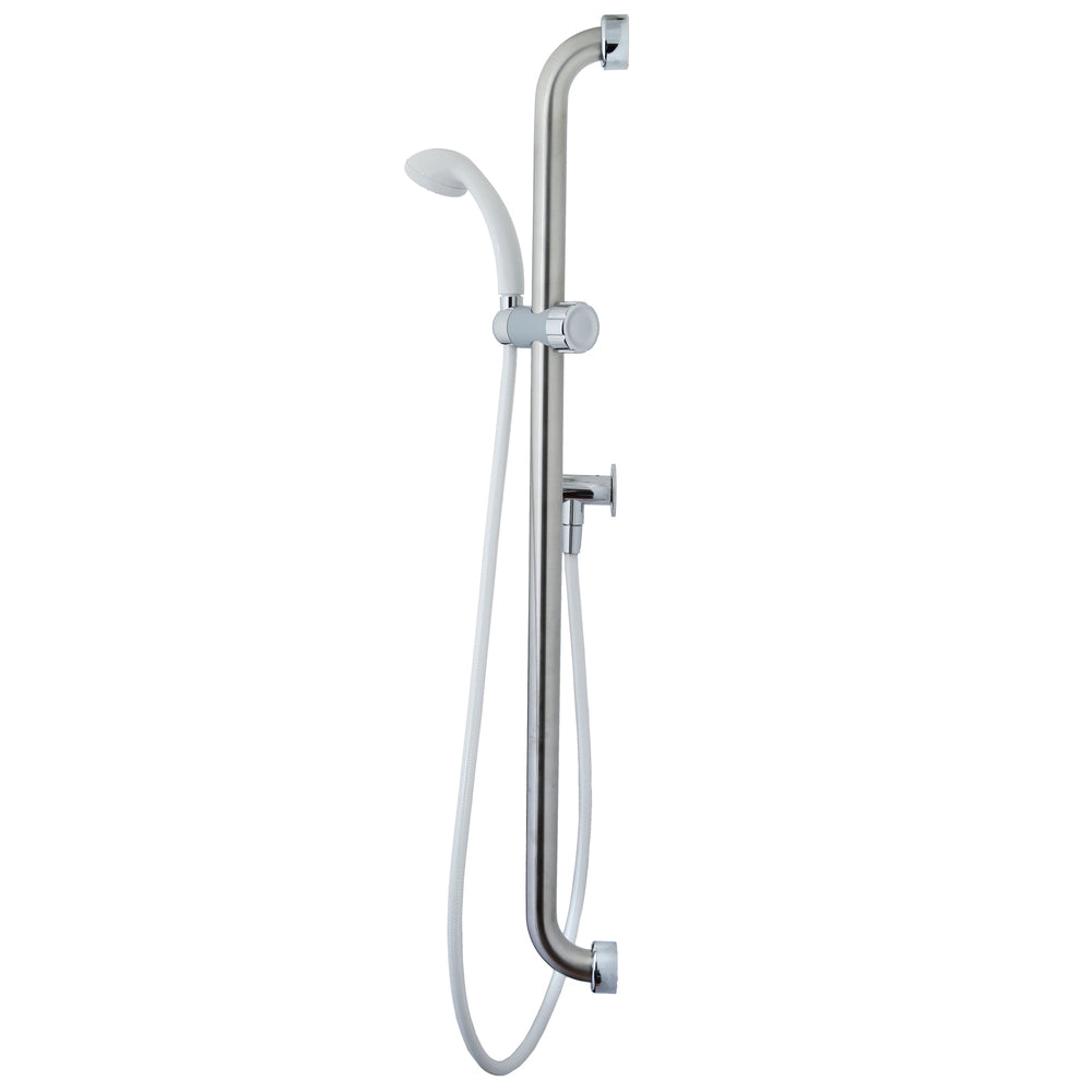 GalvinAssist® Hand Shower Kit with 900 x 32 SS Hygienic Grab Rail