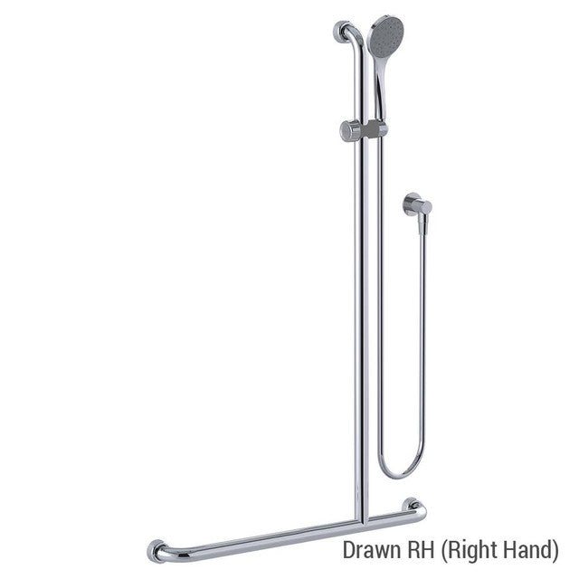 Hygienic Seal® Shower Kit 16 Chrome WELS 3 Star - 9L/min Right Hand