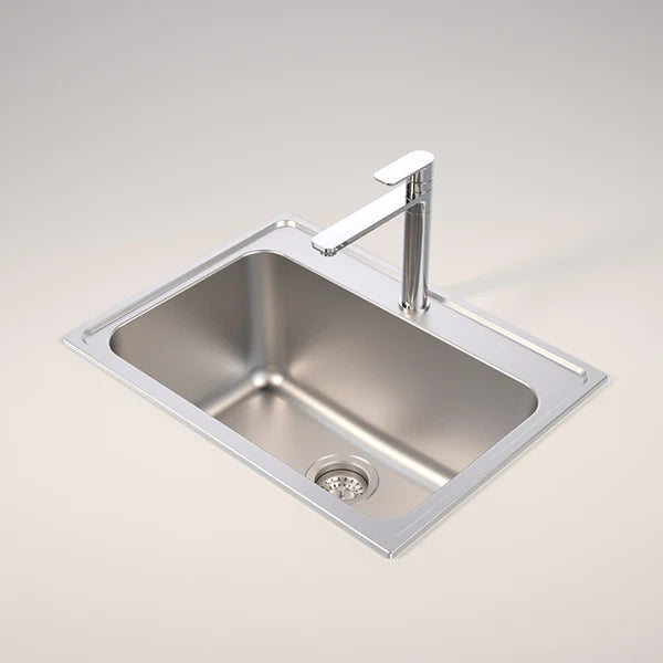 Luna 45 litre Laundry Tub, includes by pass kit