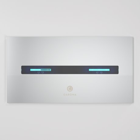 Smart Command Invisi II Panel - Brushed Gun Metal
