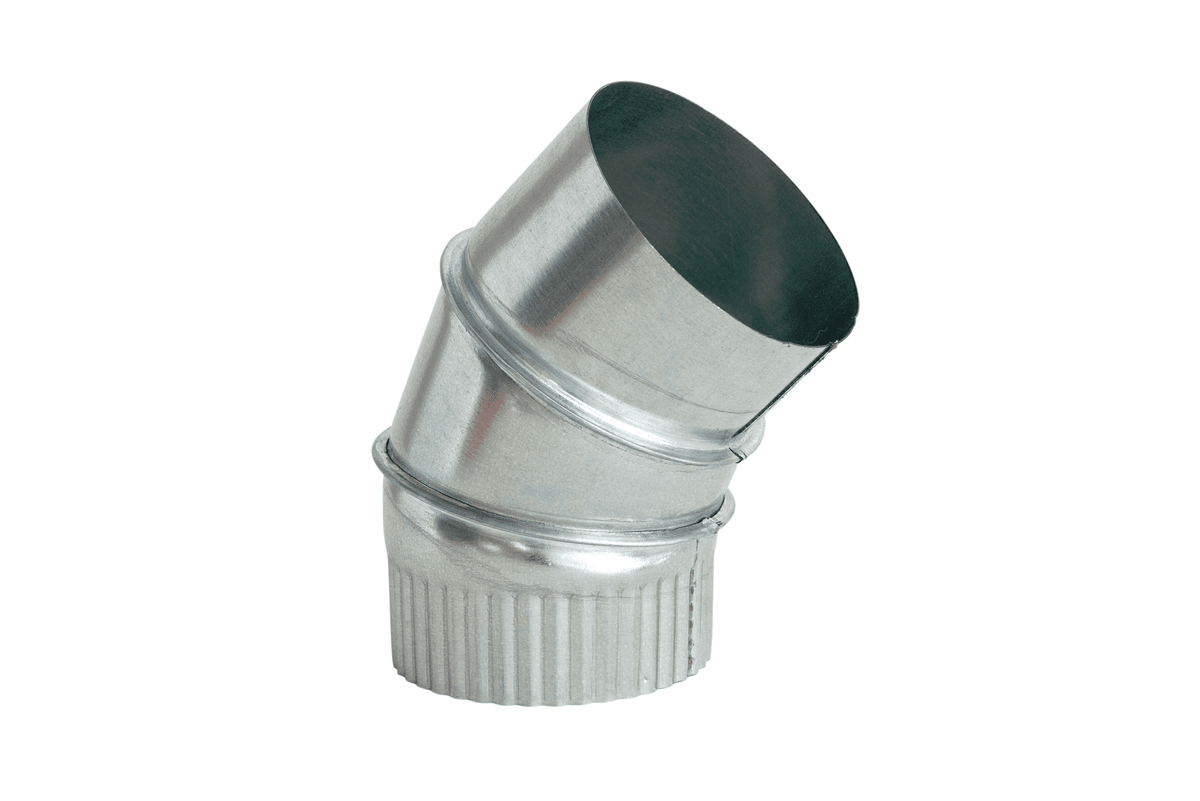 45 degree flue elbow bend