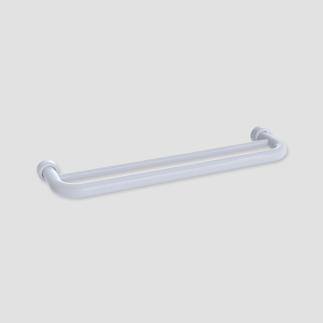 Hygienic Seal® Towel Grab Rail "D" Antimicrobial White 600mm