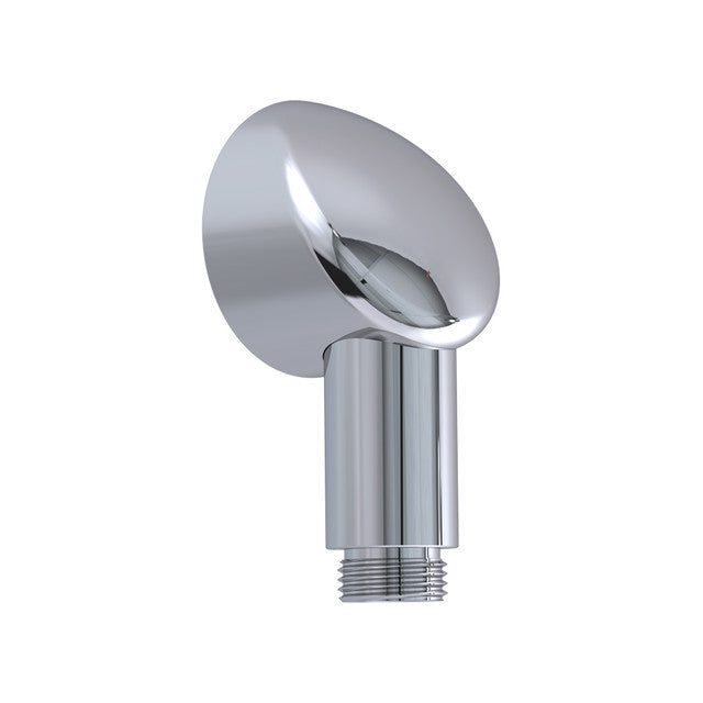 Anti-Ligature Wall Outlet Elbow with Dual Check Valve Chrome 12L/min