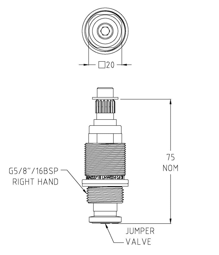 Brass Lever Action Surgical/ Pillar SBA Cold J/V