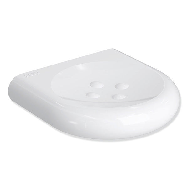 HEWI Soap Dish Small without Drain Hole - Signal White