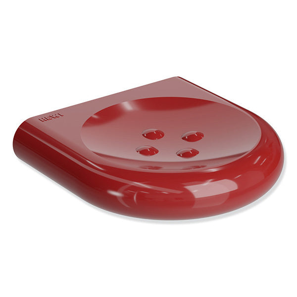 HEWI Soap Dish Large without Drain Hole - Ruby Red