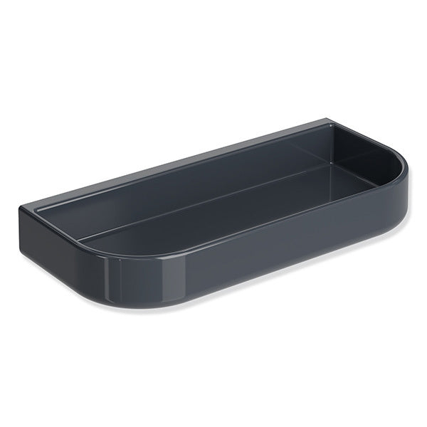 HEWI Storage Dish with two Drain Holes, Detachable - Anthracite Grey