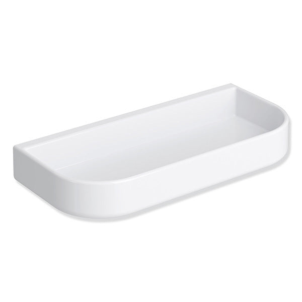 HEWI Storage Dish with two Drain Holes, Detachable - Signal White