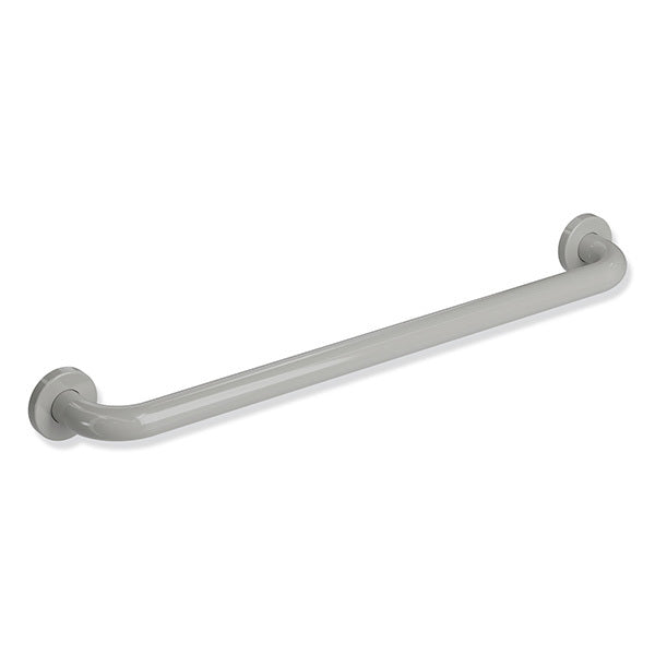HEWI Towel Holder A=1000mm DIA=33mm with Rose Fixing - Stone Grey