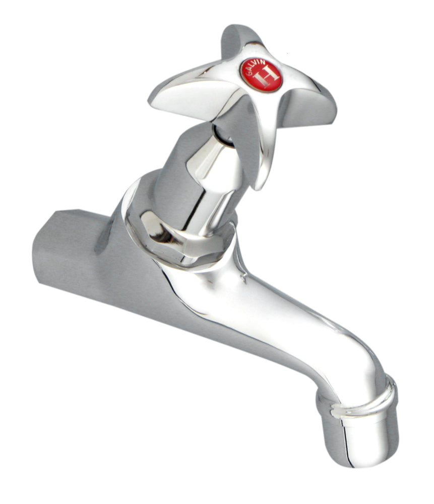Vandal Resistant Chrome Plated Brass J/V Deluxe Bib Tap Aerated Hot