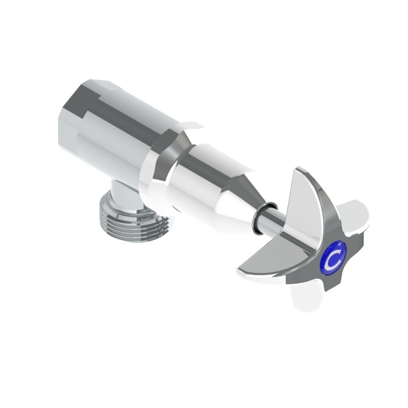 Vandal Resistant Chrome Plated Brass J/V Washing Machine Tap Cold