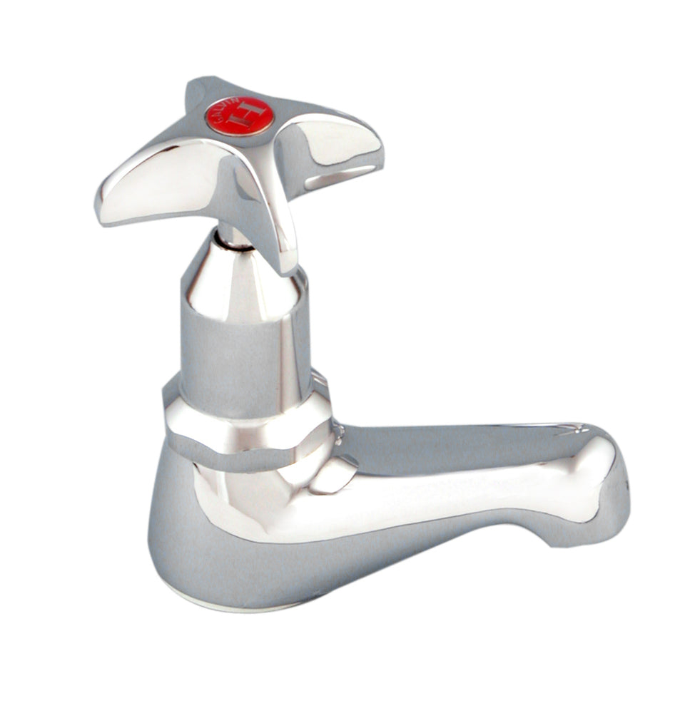 Vandal Resistant Chrome Plated Brass J/V Pillar Tap Hot