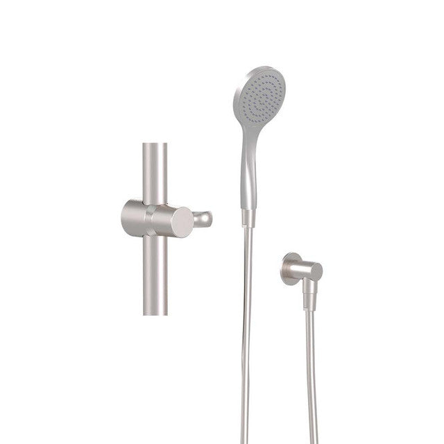 Hoscare® Friction Slide Shower Kit  Brushed Nickel  Streamjet™ WELS 5 Star - 6L/min