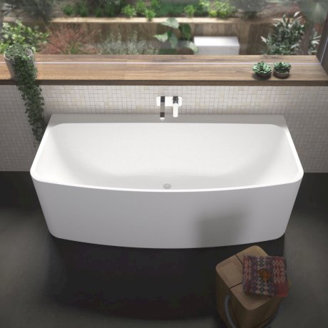 Urbane Back-To-Wall Bath