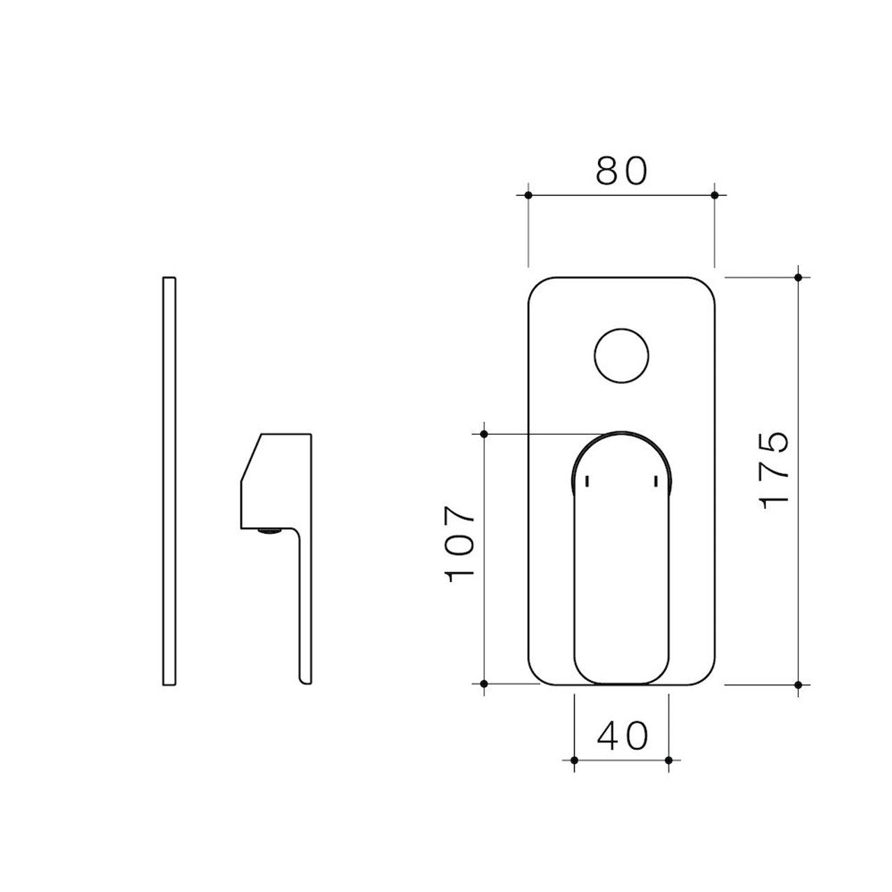 Luna Bath/shower Mixer Trim Kit with Diverter Brushed Brass