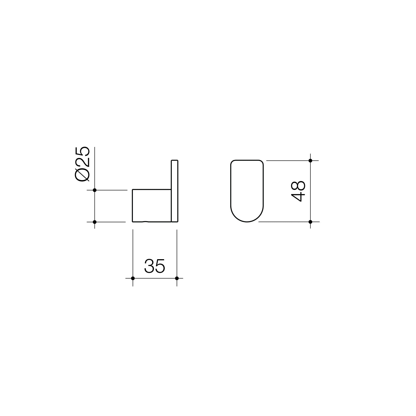 Urbane II Robe Hook - Brushed Nickel