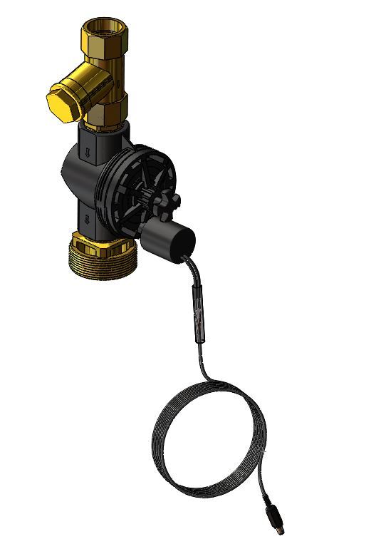 Flowmatic® Mains Flush Solenoid Kit 24v AC 25 - DC plug