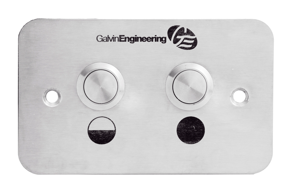 Flowmatic® Concealed Face Plate for Dual Flush Pan 24v AC