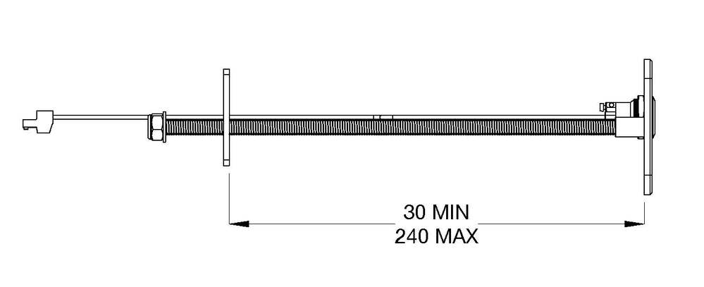 Flowmatic® Prison Ducted Face Plate for Dual Flush Pan 24v AC