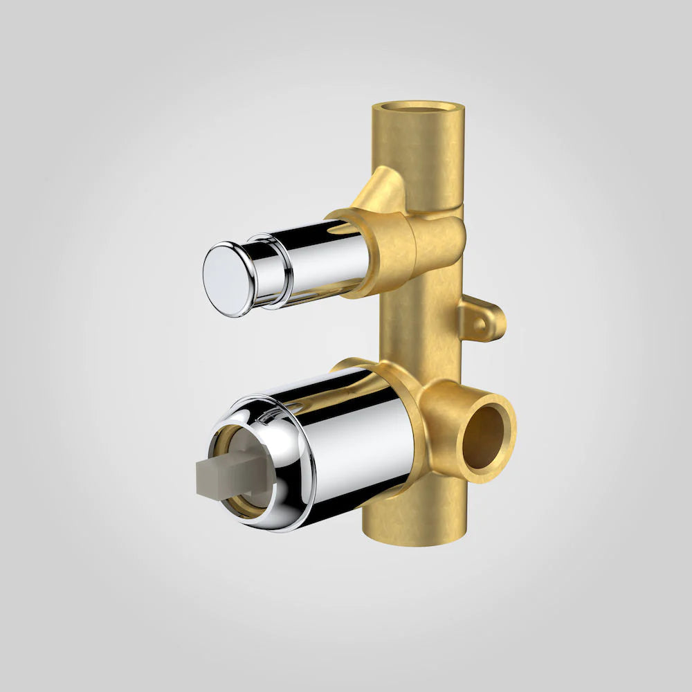 Luna Bath/Shower Mixer with Diverter InWall Body