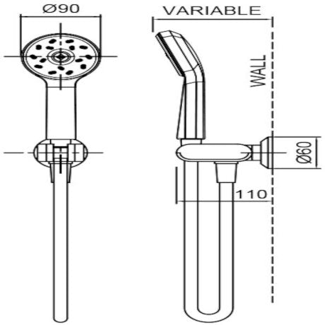 Futura Mk2 Hand Shower