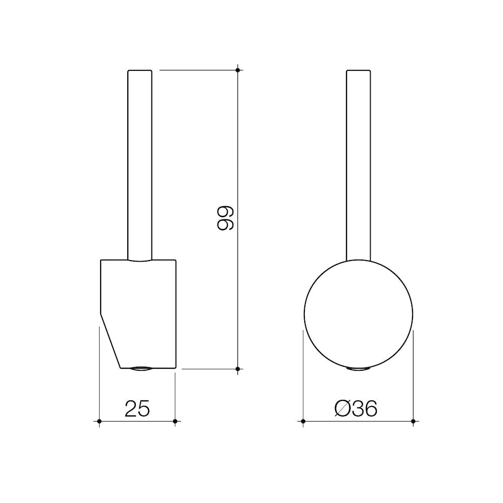 Liano II Sink Mixer Handle - Chrome