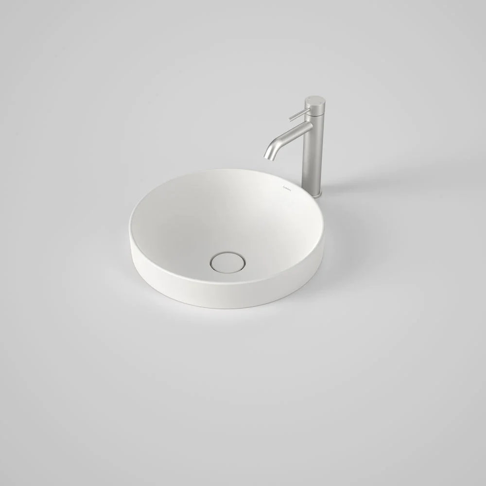 Liano II 400mm Round Inset Basin – Matte White