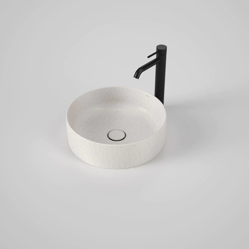 Liano II 400mm Round Above Counter Basin – Matte Speckled