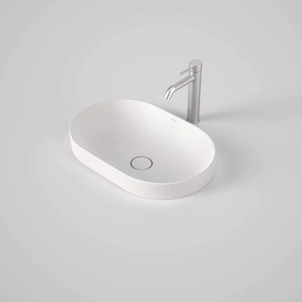 Liano II 530mm Pill Inset Basin – Matte White