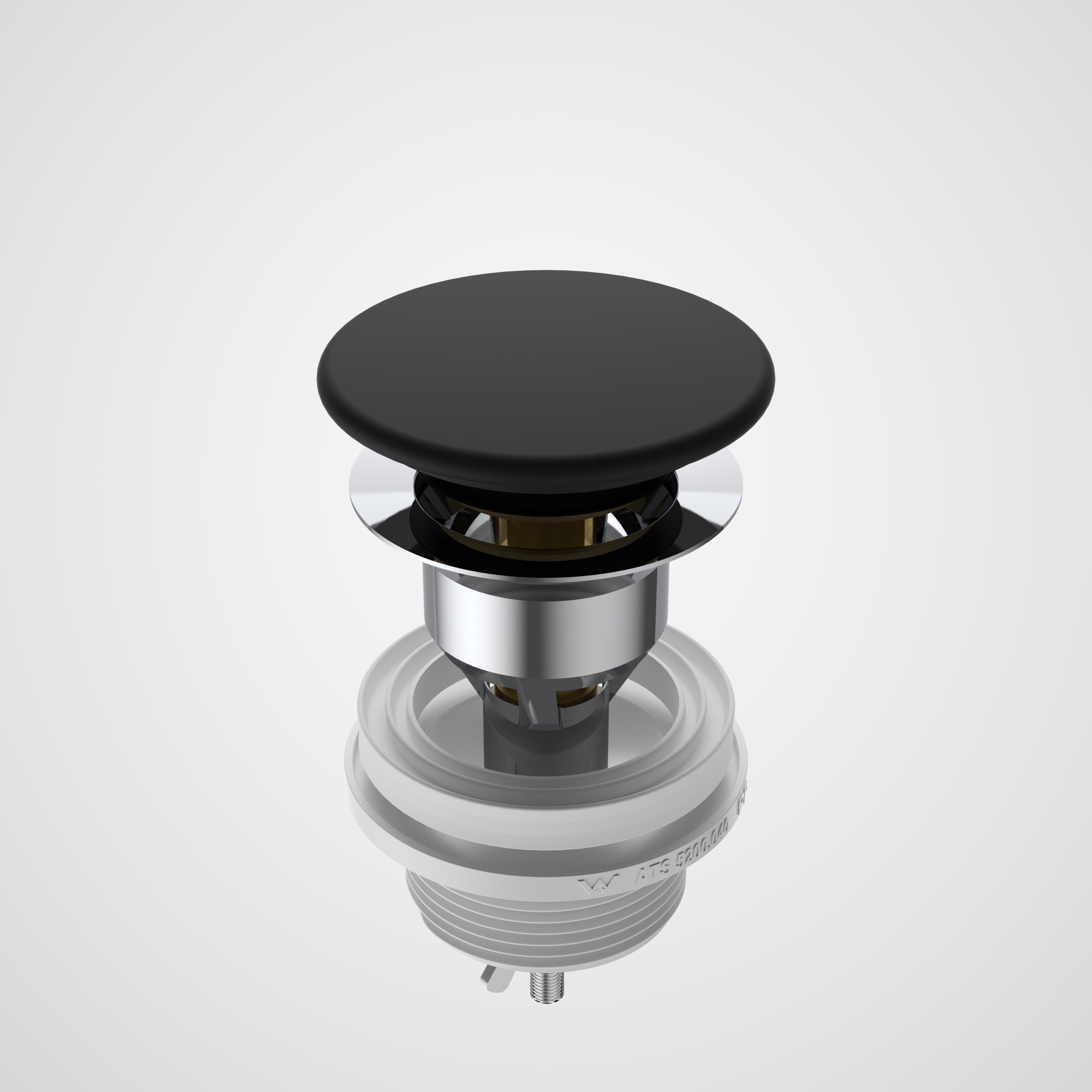 Liano II Ceramic Pop-Up Waste – Matte Black