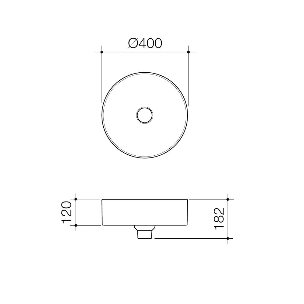 Liano II 400mm Above Counter Basin