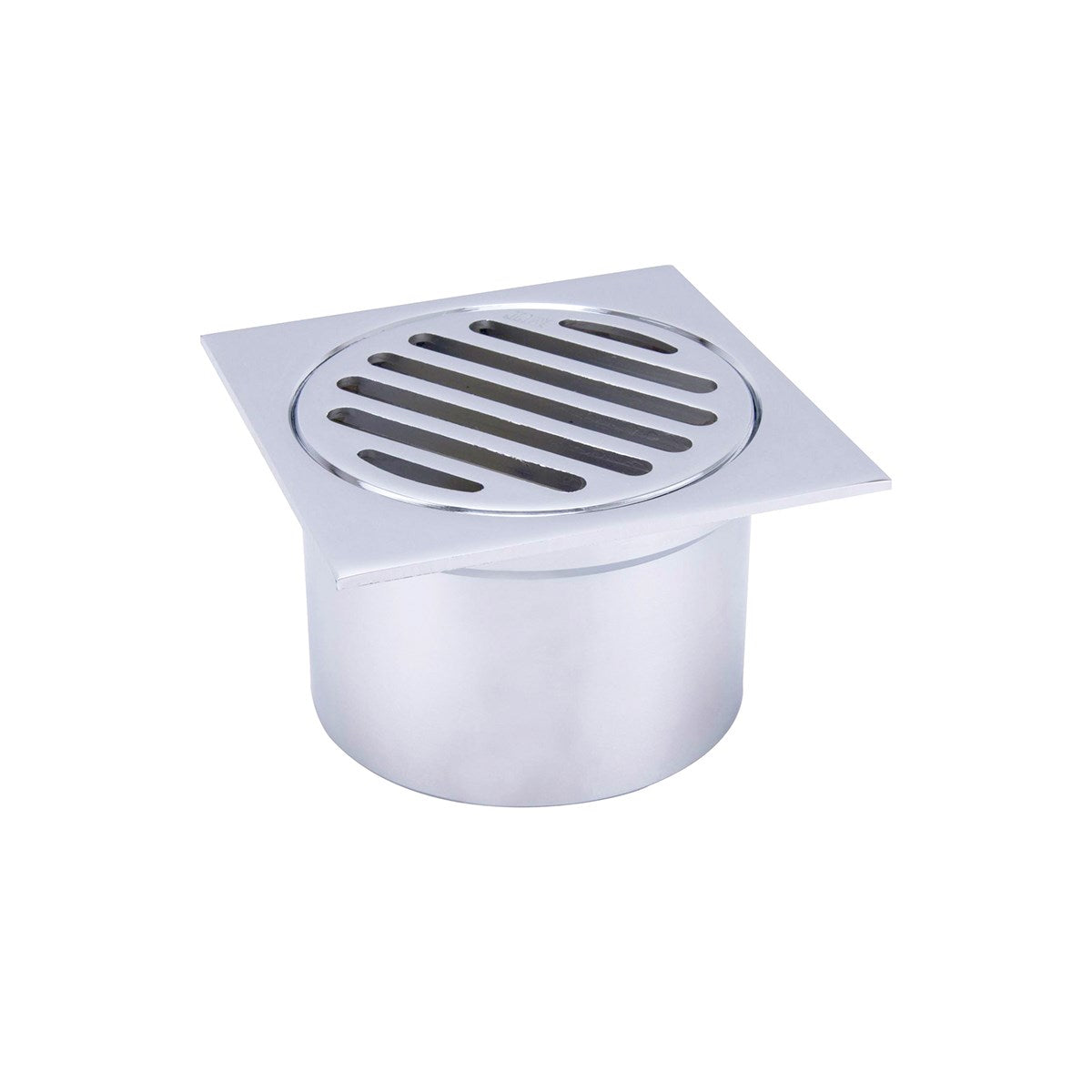 Leak Control Floor Grate Square - Brass, 80mm